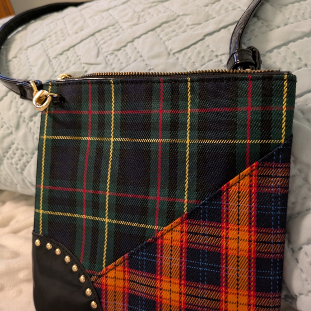 Mac tartan cross body bag like new - Picture 2 of 4